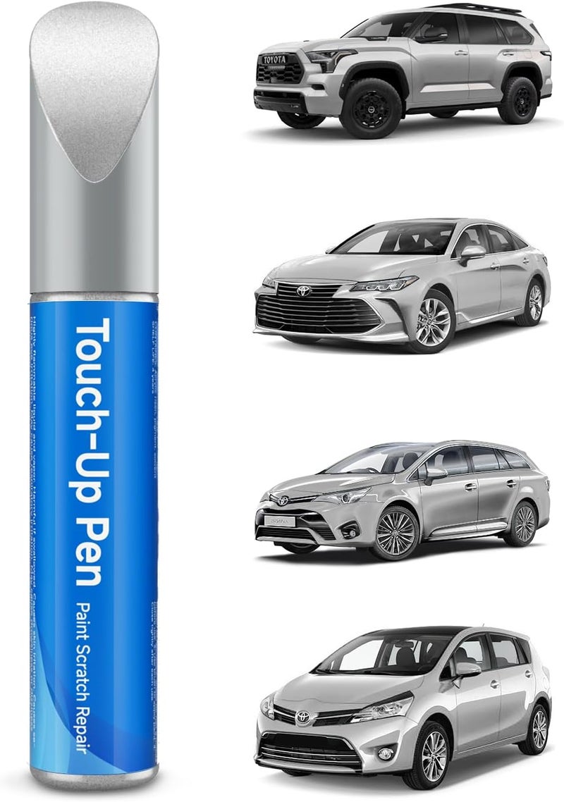 RSACET 1D4 Pewter Metallic Touch Up Paint Compatible with Toyota Exact Match Touch Up Paint Car Scratch Repair - Image 1